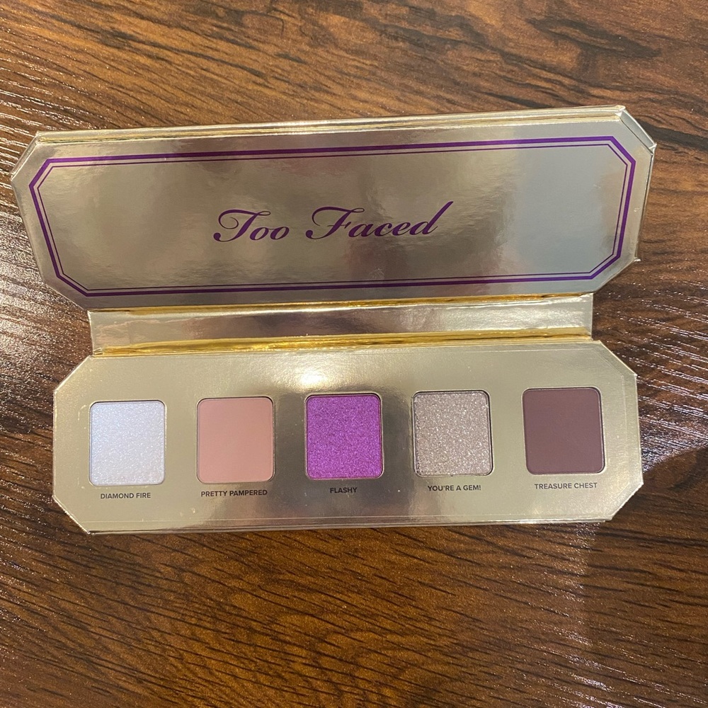 Too Faced Eyeshadow Palette with Shimmery and Bold Colors